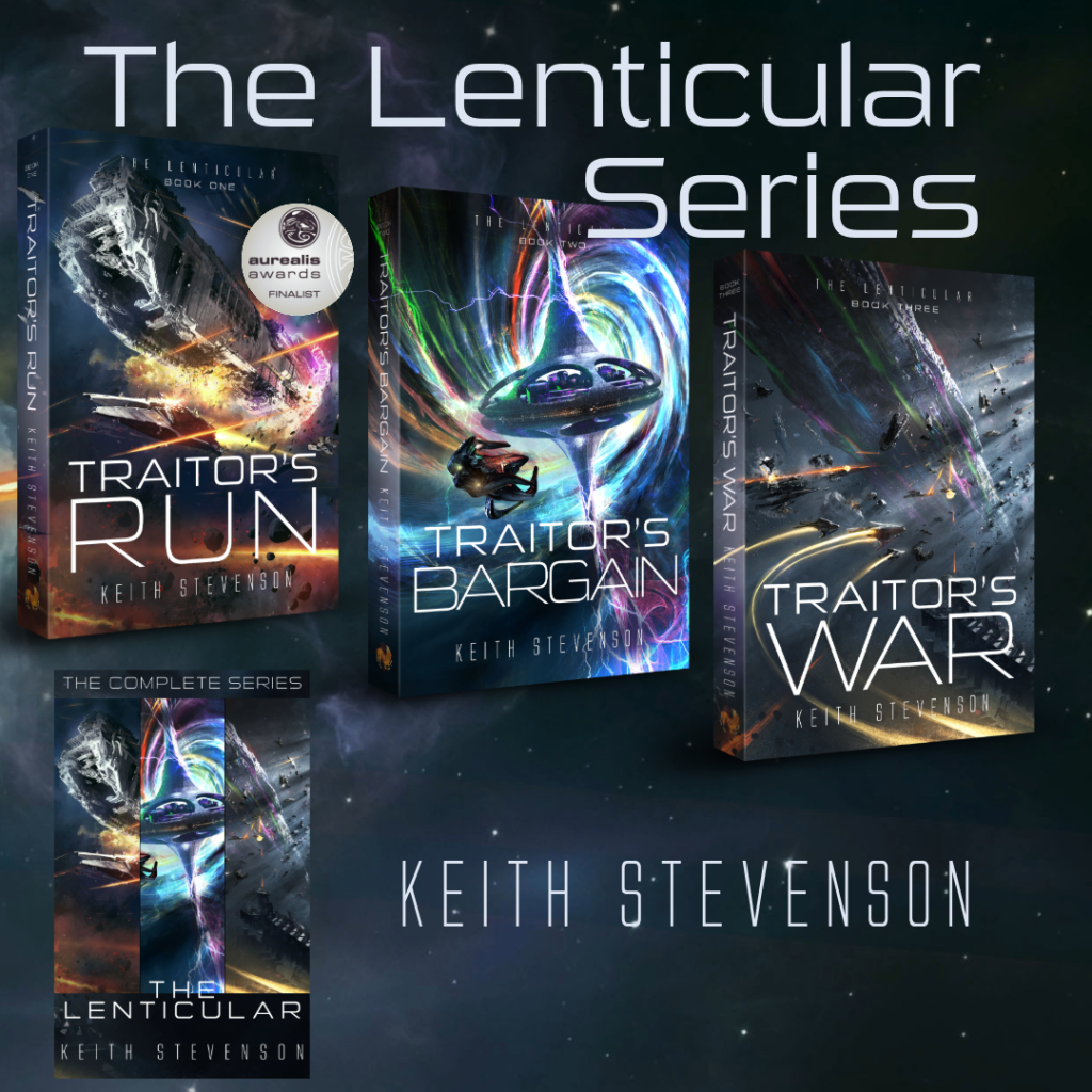 The book covers for the Lenticular Series